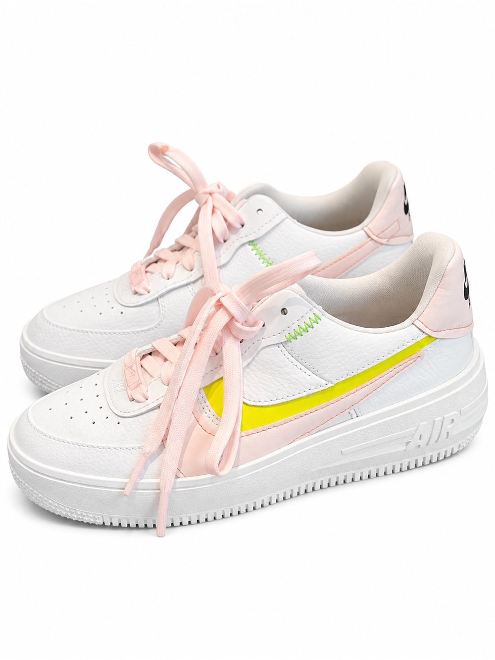 Nike Air Force 1 Shadow White Multi-Color Pastel Sneakers Size 6.5